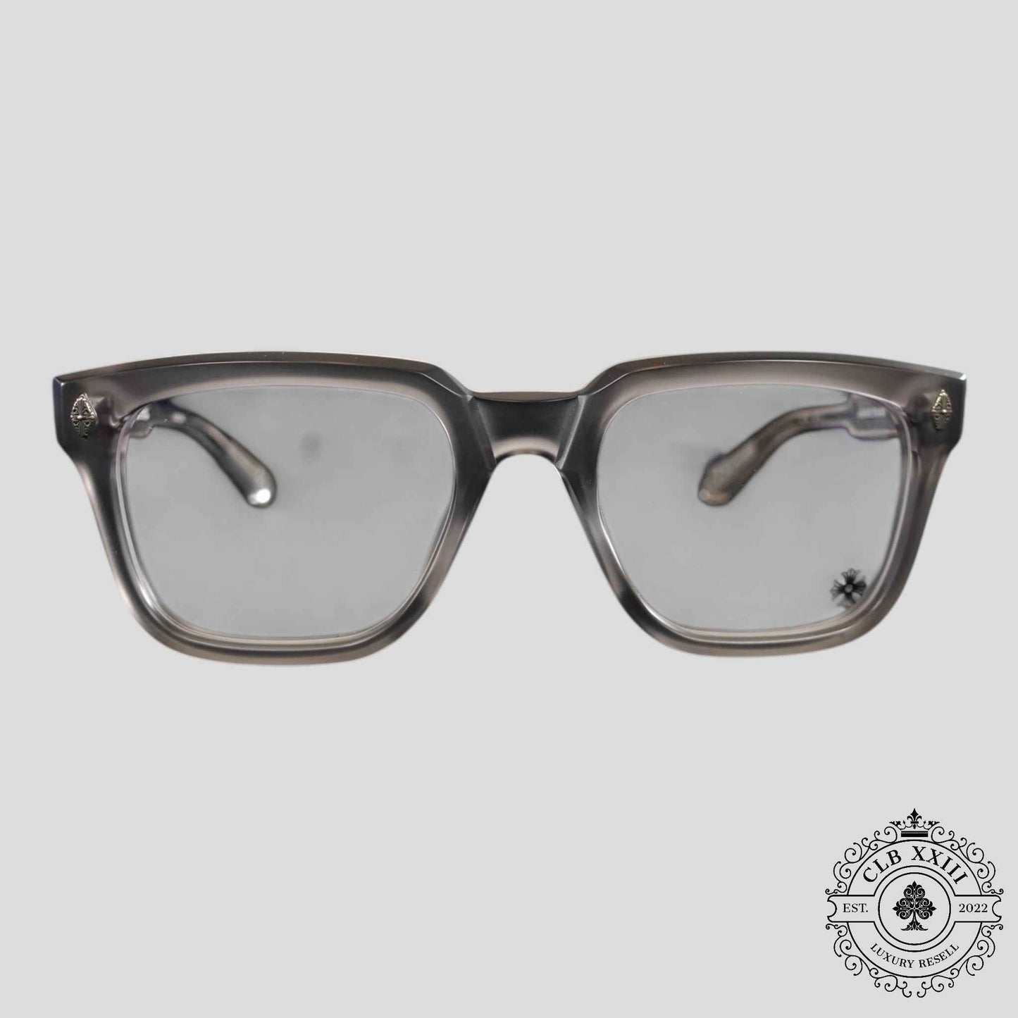 Chrome Hearts Ambidixtrous Glasses in Matte Grey
