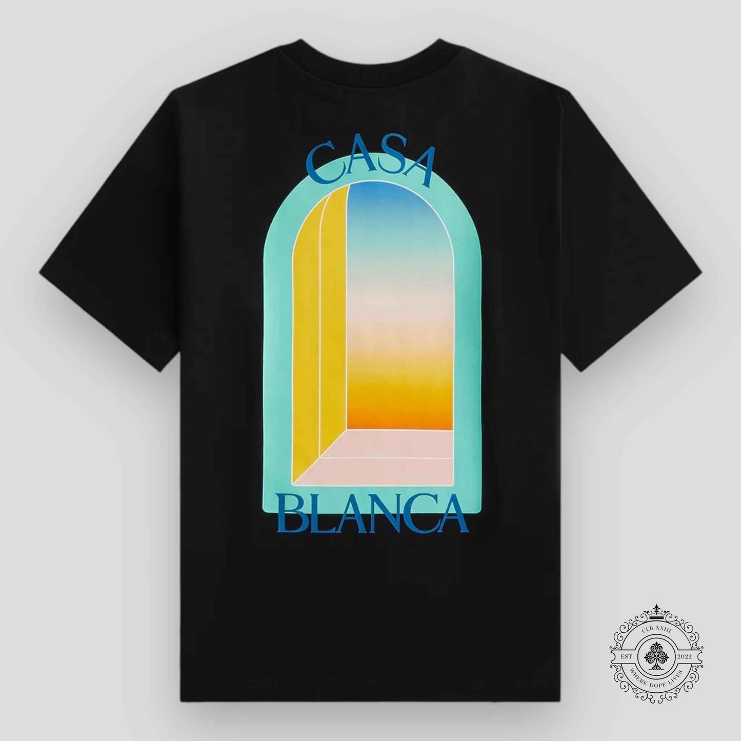 CasaBlanca L'Arc Colore Tee in Black