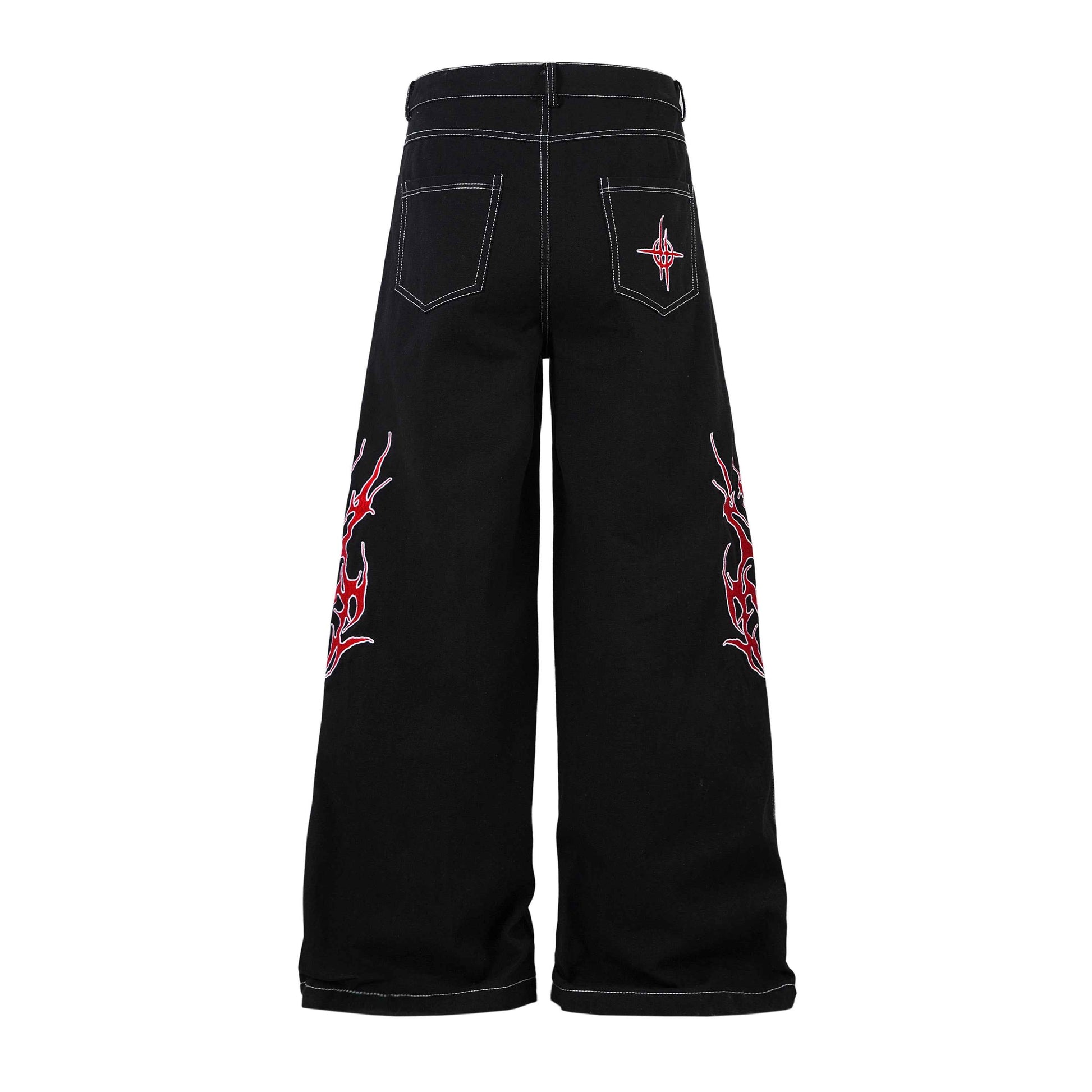 Flame Graphic | Baggy Jeans