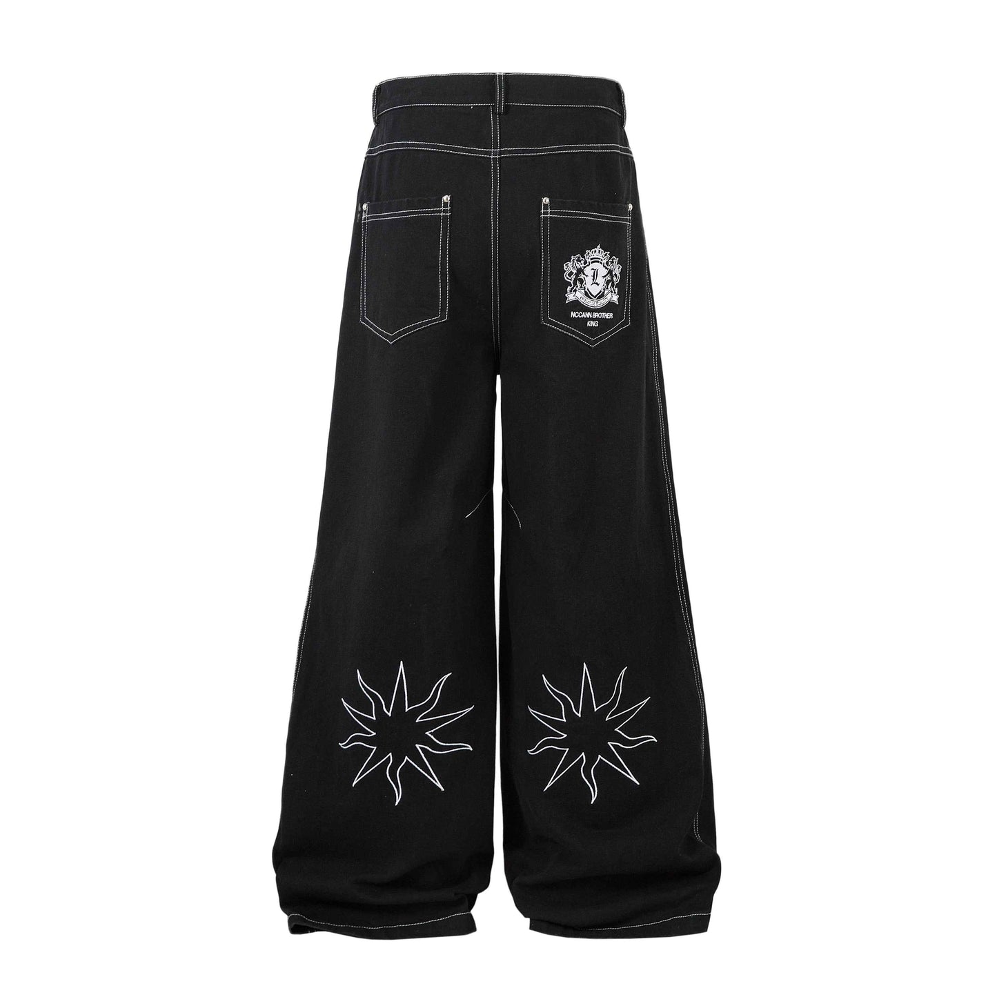 Royal Sigil Embroidery | Denim Jeans