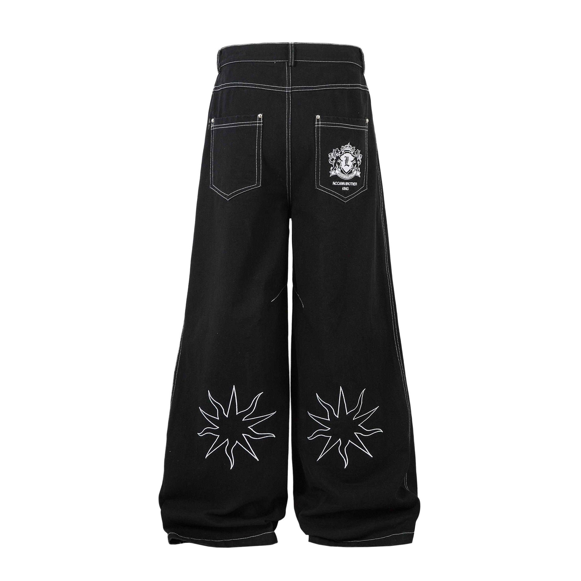 Royal Sigil Embroidery | Denim Jeans