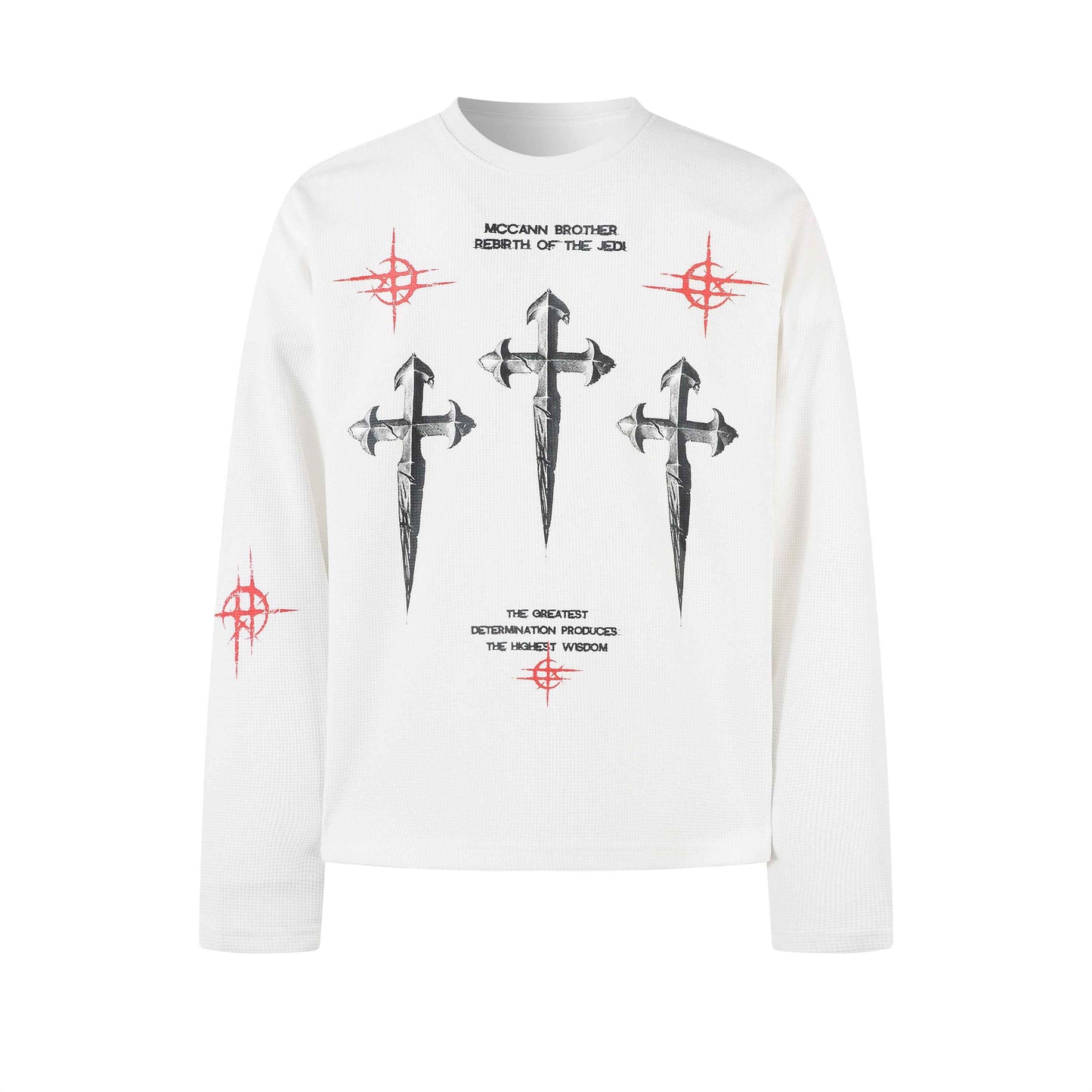 Gothic Cross Print | Graphic Sweatshirt