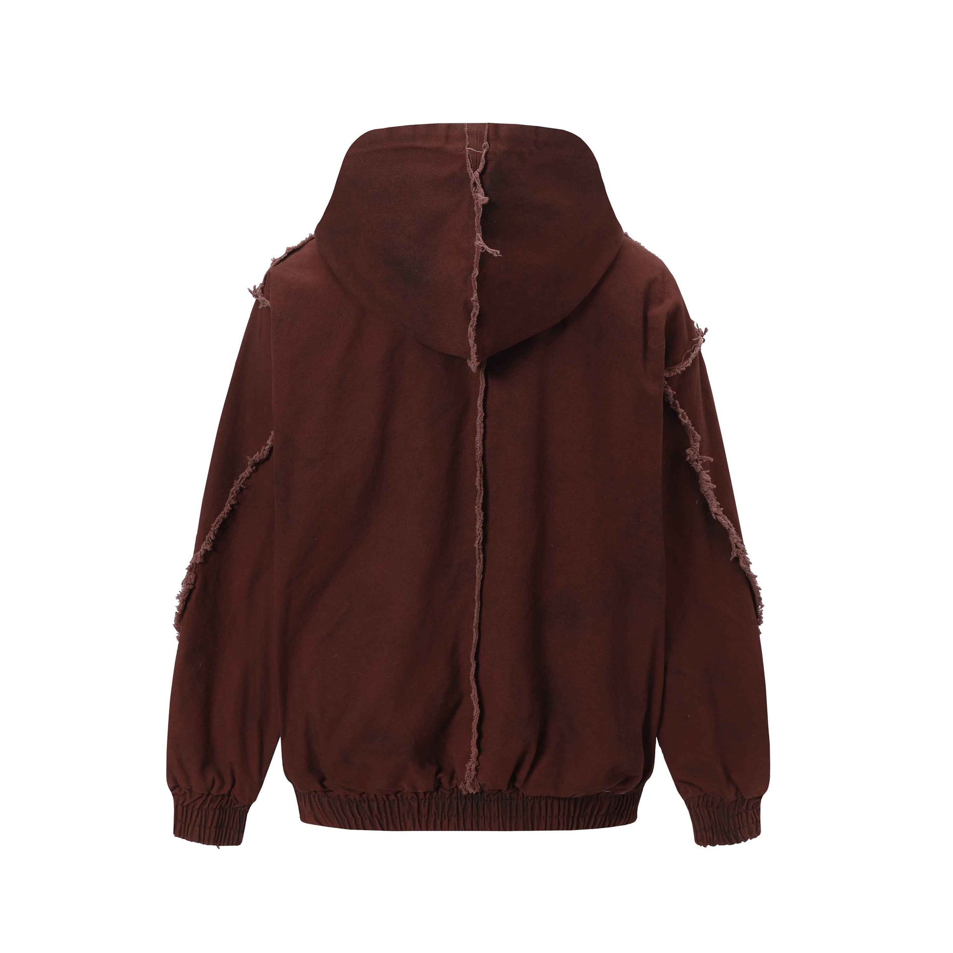 Washed Fray Edge | Hooded Jacket