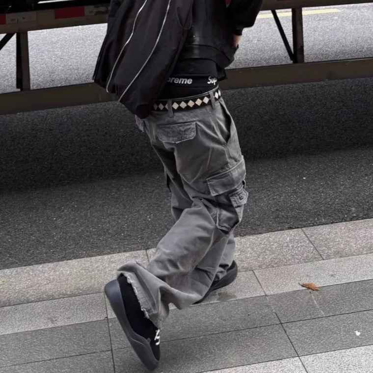 Washed Utility Pocket | Cargo Pants