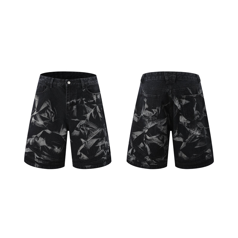 Washed Distressed | Denim Shorts