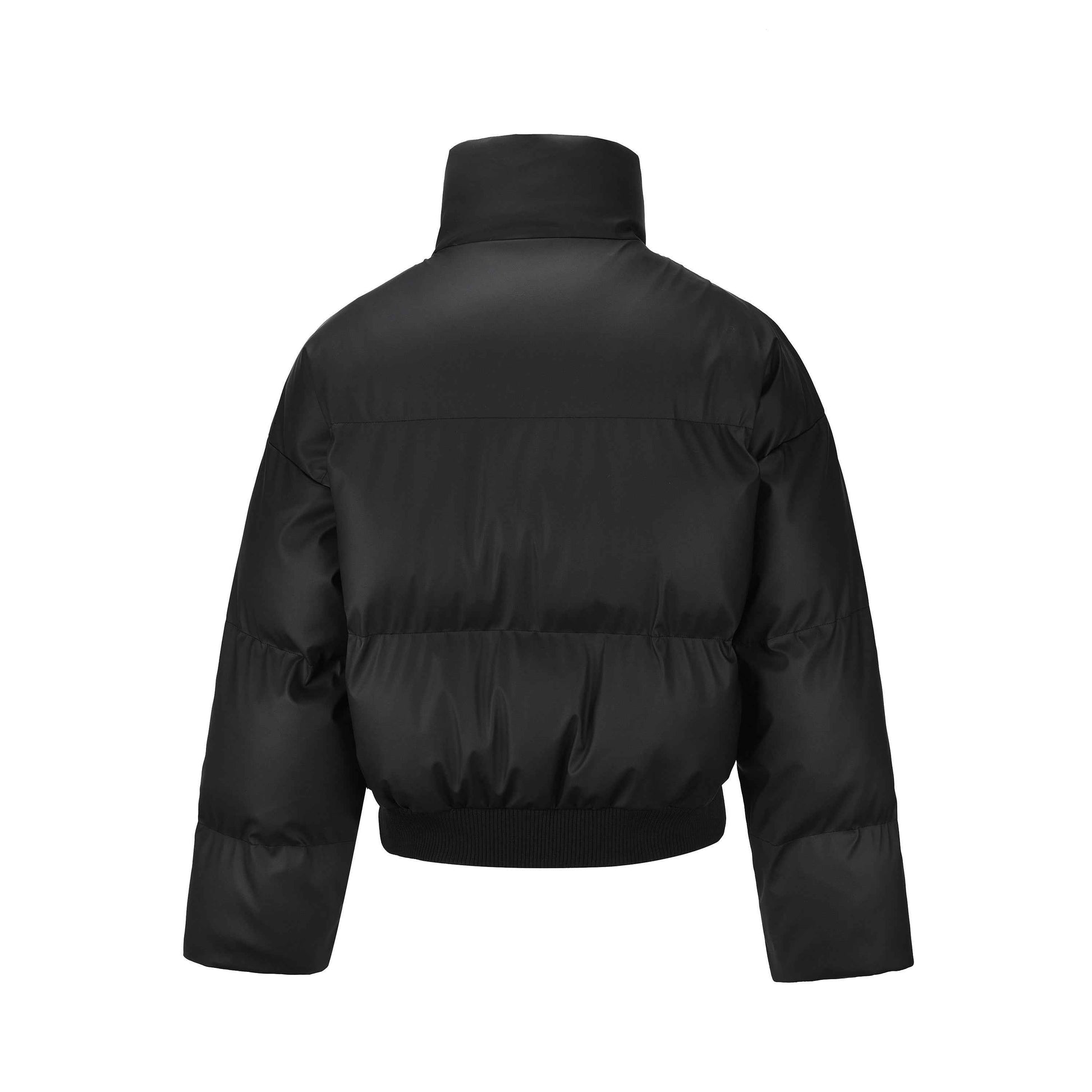 Clean Quilted|Padded Cropped Puffer