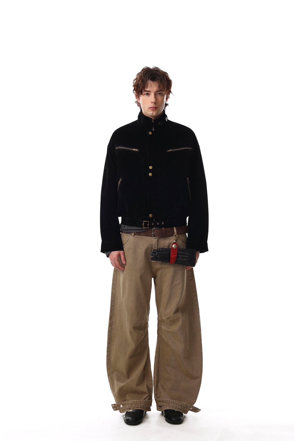 Outlaw Buckle Leather Jacket