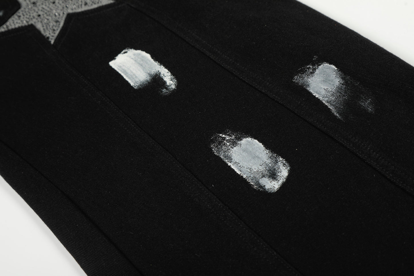 Street Star Painted Barrel Jeans