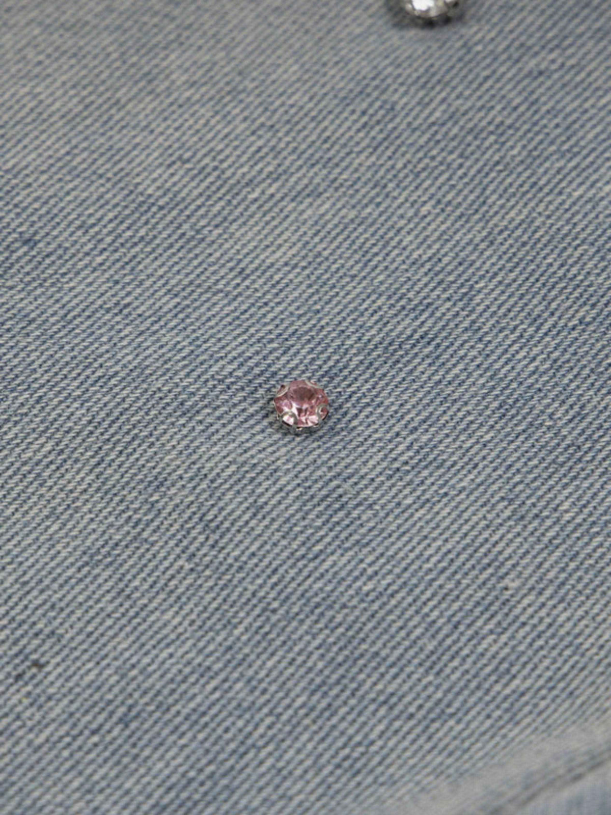 Denim Jorts Rhinestone