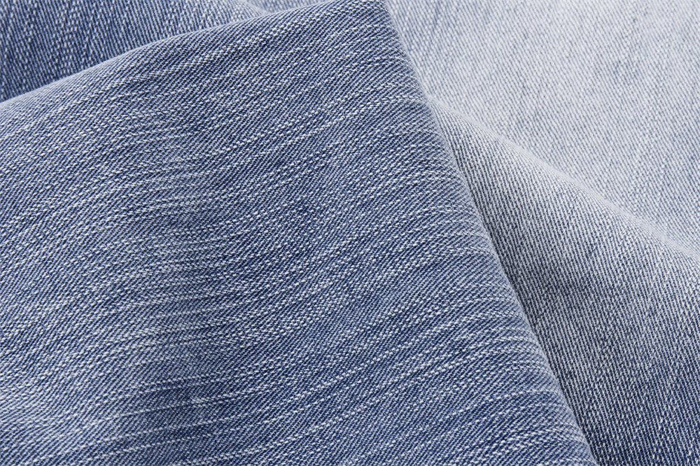 Vintage Washed Patchwork Distressed Scimitar Jeans