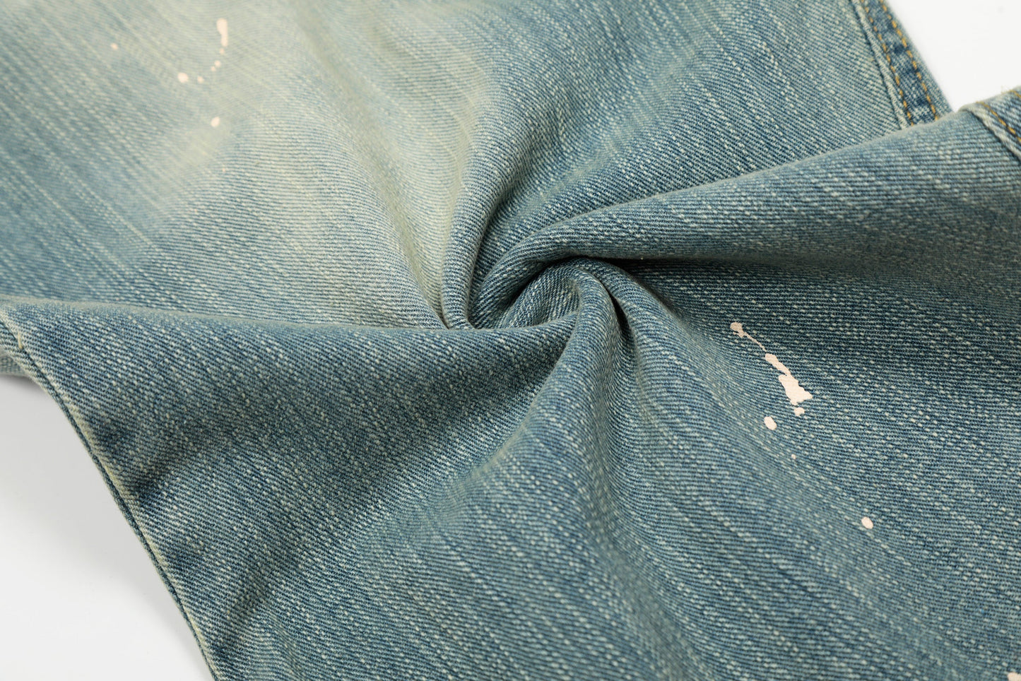 Washed Slub Machete Dye Jeans
