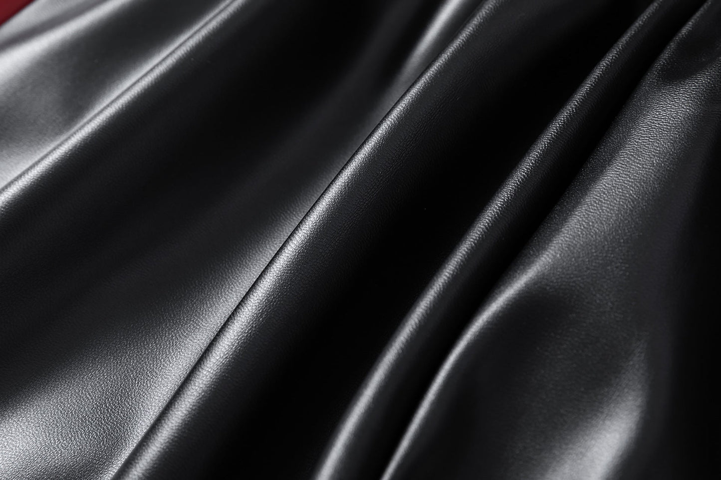 Striped Racing Faux-Leather Shorts