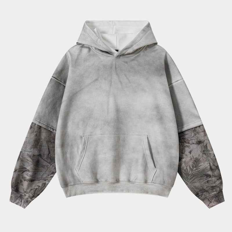 Frosted Camo Sleeve | Oversized Hoodie