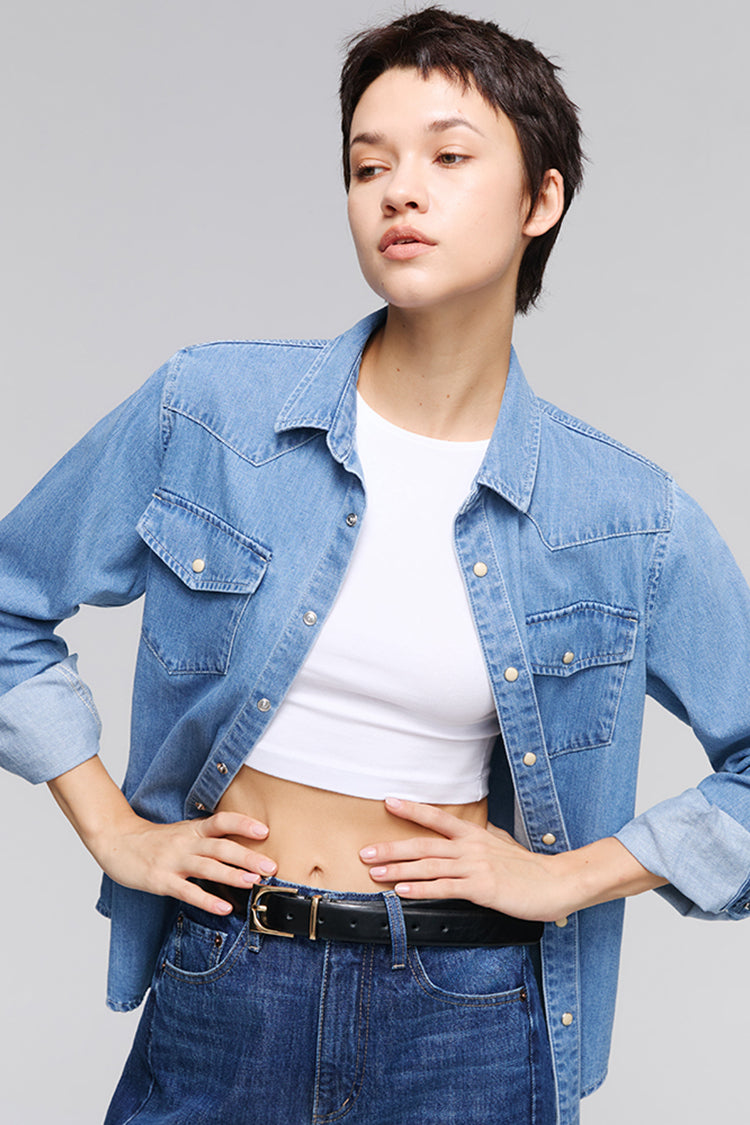 The Freeway Classic Western Shirt HJ908 - JUSTLUXURY