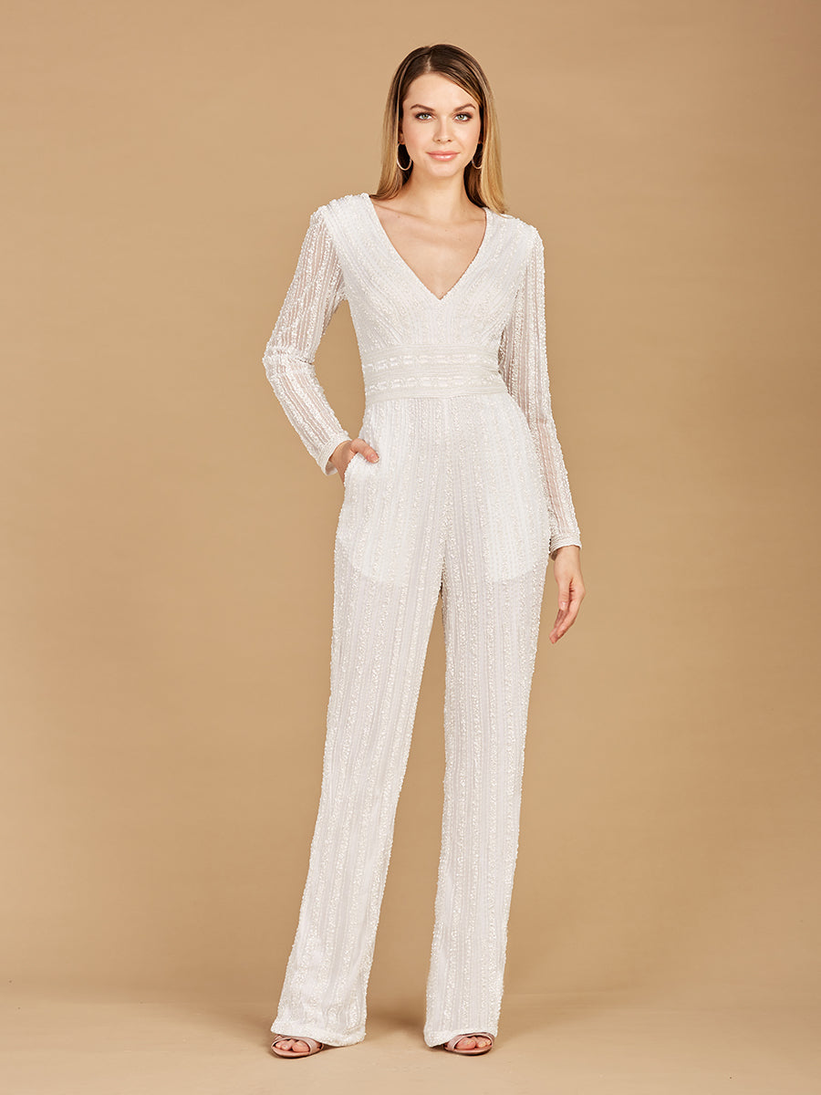 Long Sleeve Jump Suit - JUSTLUXURY