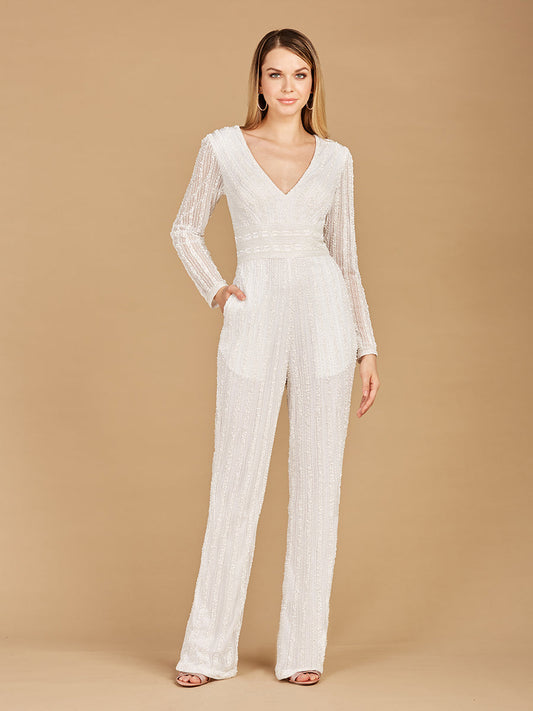 Long Sleeve Jump Suit - JUSTLUXURY