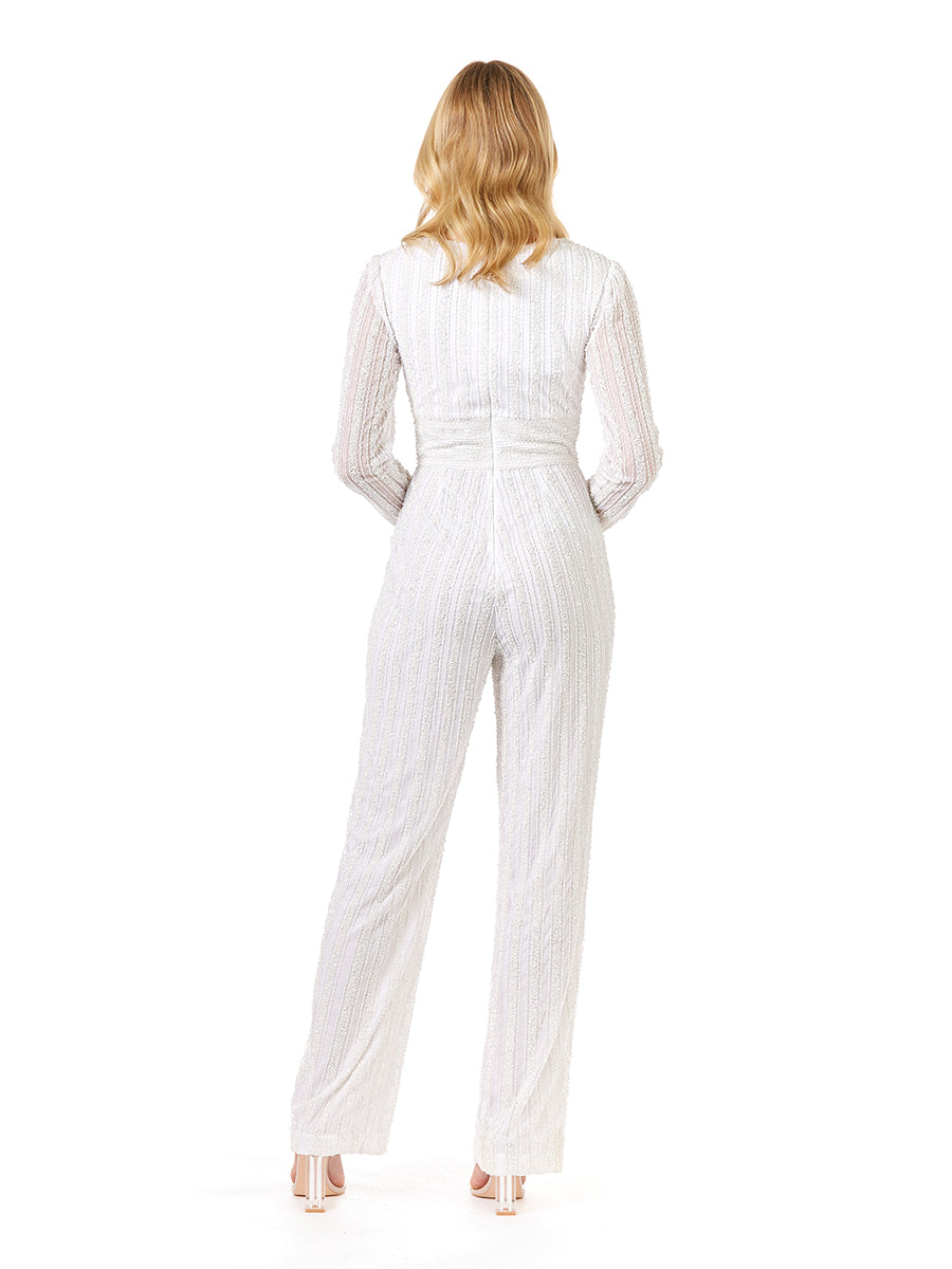 Long Sleeve Jump Suit - JUSTLUXURY