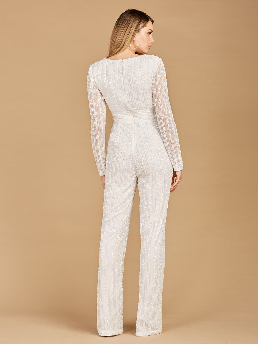Long Sleeve Jump Suit - JUSTLUXURY