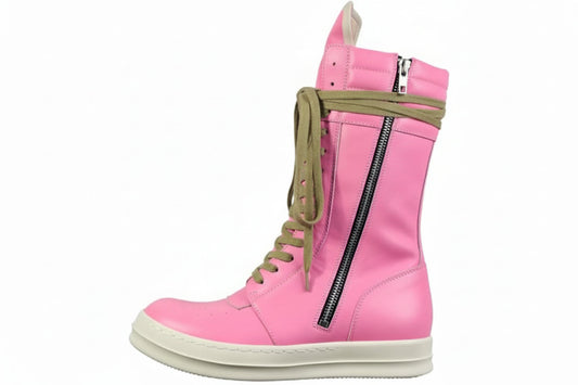 Heritage High-Top Utility Boot - Limited Pastel Rose Edition - JUSTLUXURY