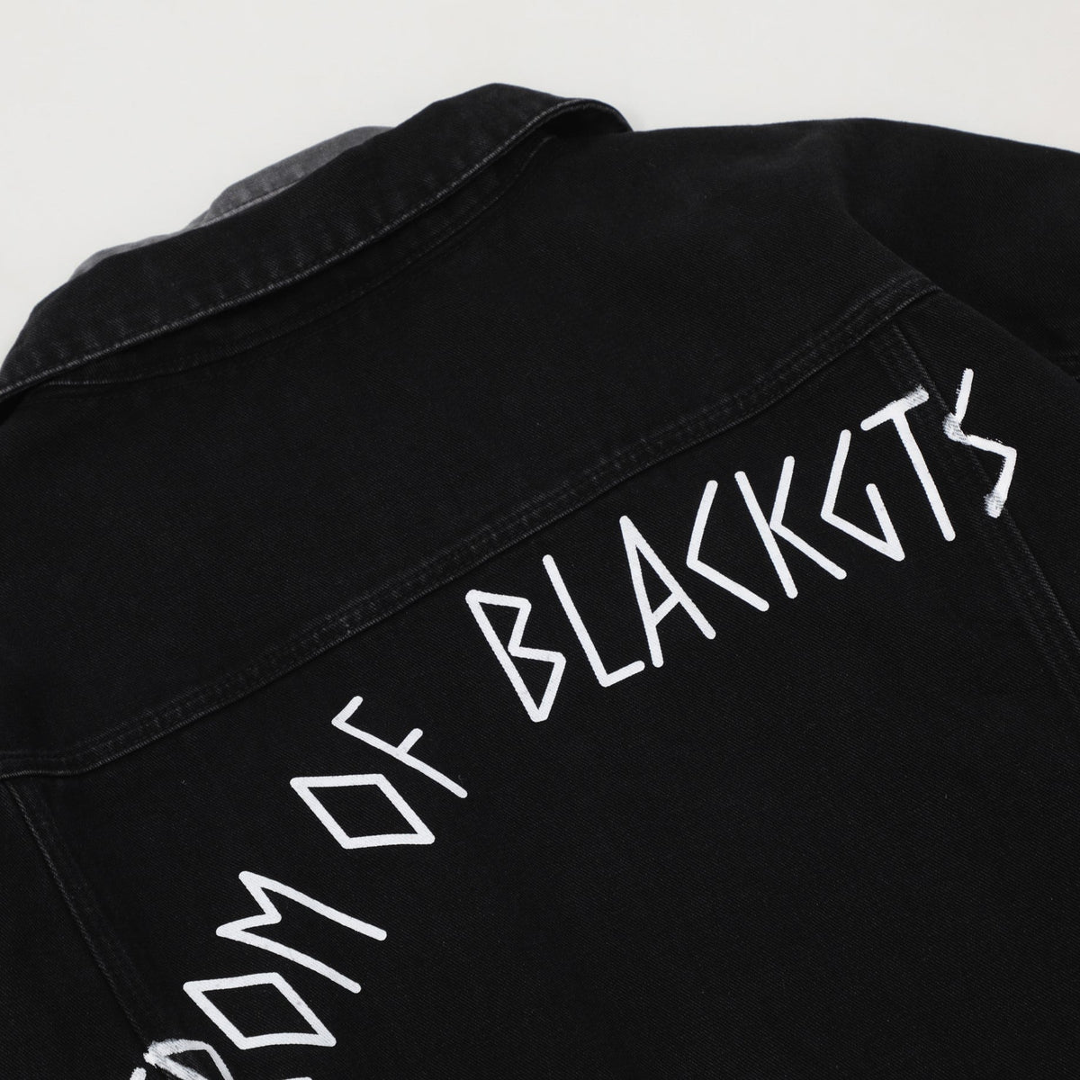 Broken Grid Denim Jacket