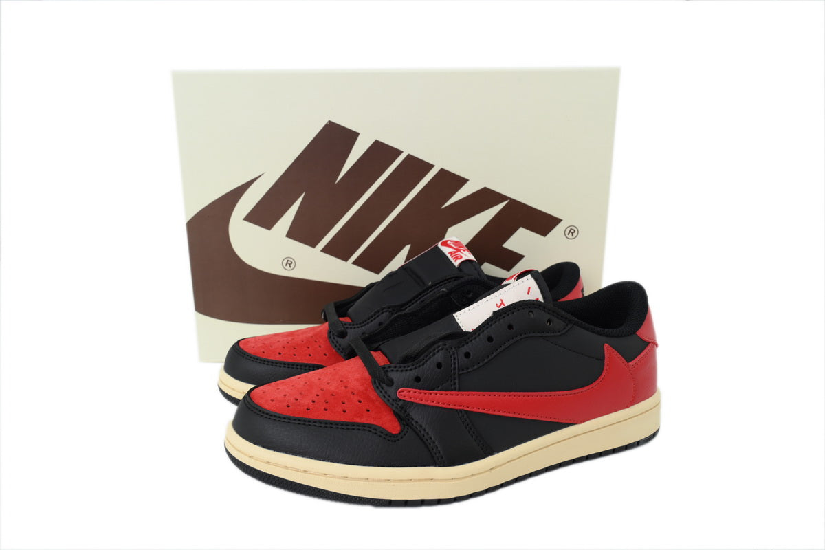 Travis Scott x Air Jordan 1 Low “Red/Black”