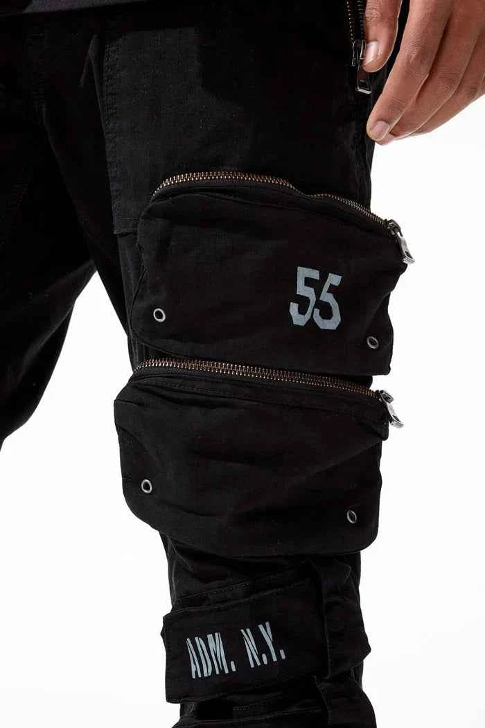 Jordan Craig Field Tech Slim Fit Cargo Pants - Black