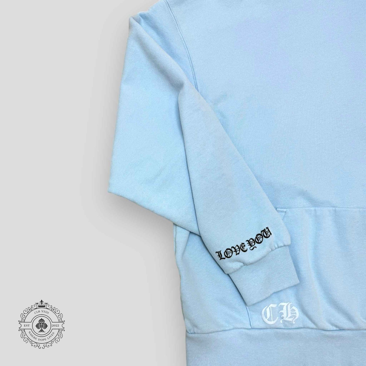 Chrome Hearts Miami Art Basel Exclusive Hoodie in Blue