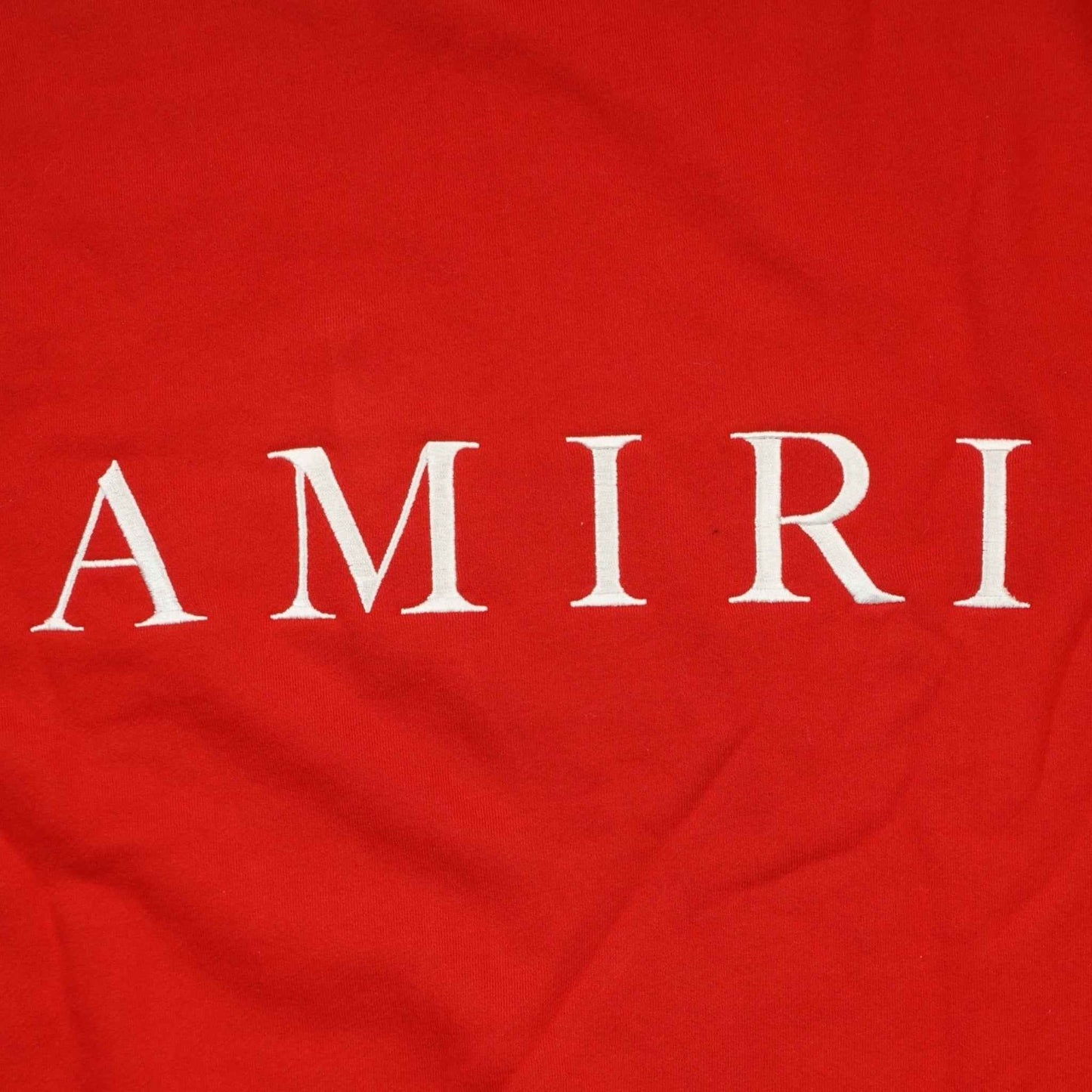 Amiri MA Logo Crewneck in Red