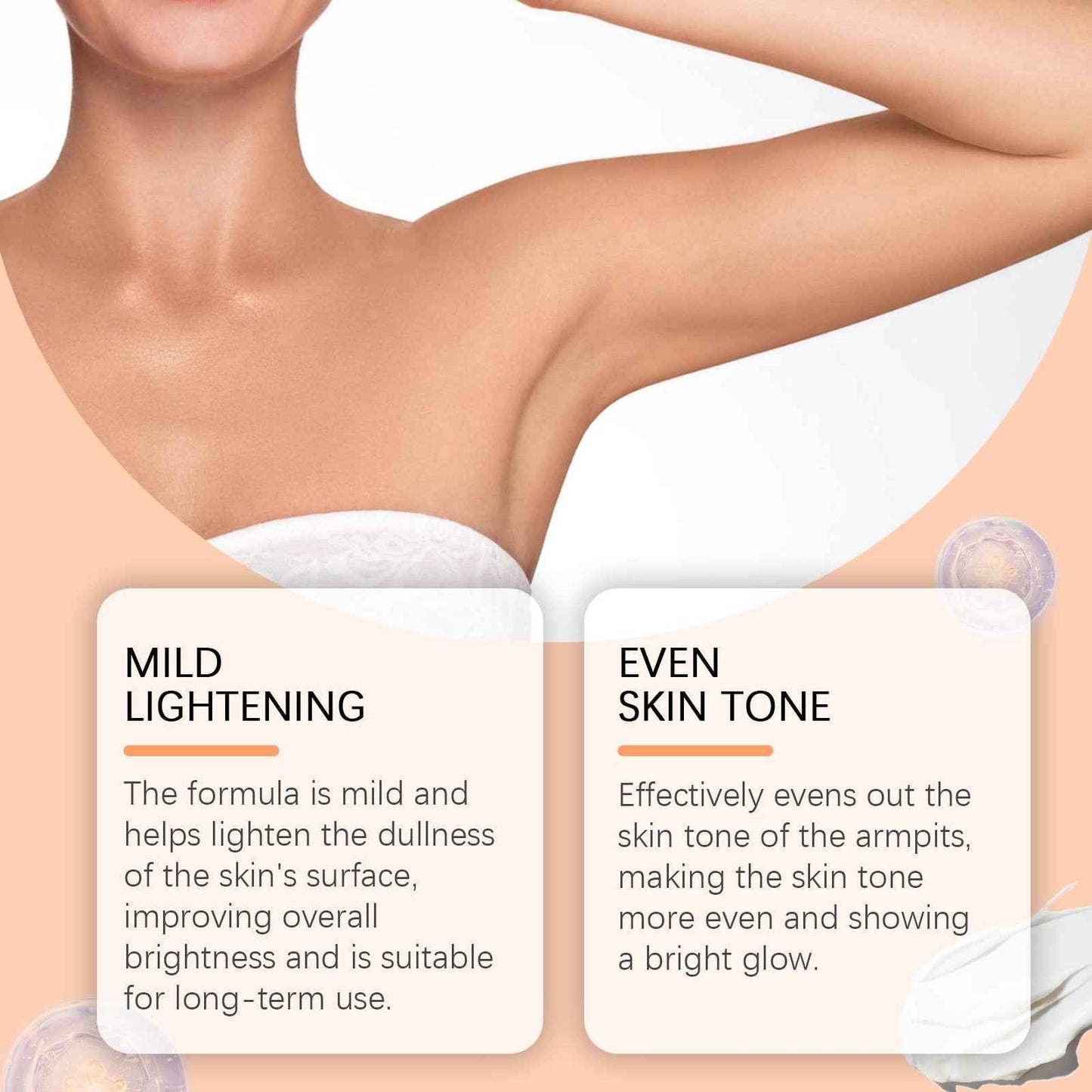 OceAura Underarm Skin Care Cream Underarm Skin Joint Black And Delicate Skin Moisturizing Cream