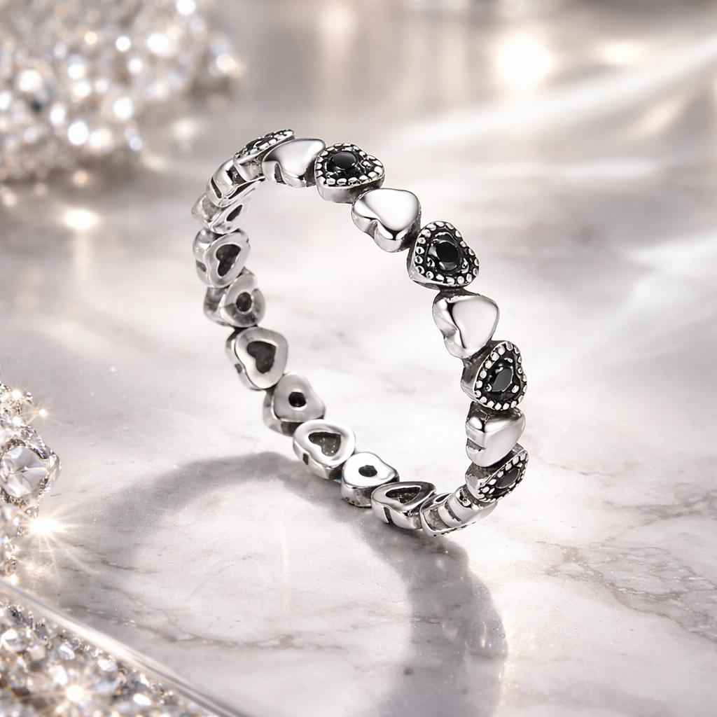 925 Sterling Silver Ring - Stylish Design for Women