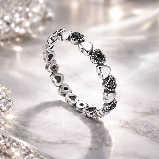 925 Sterling Silver Ring - Stylish Design for Women
