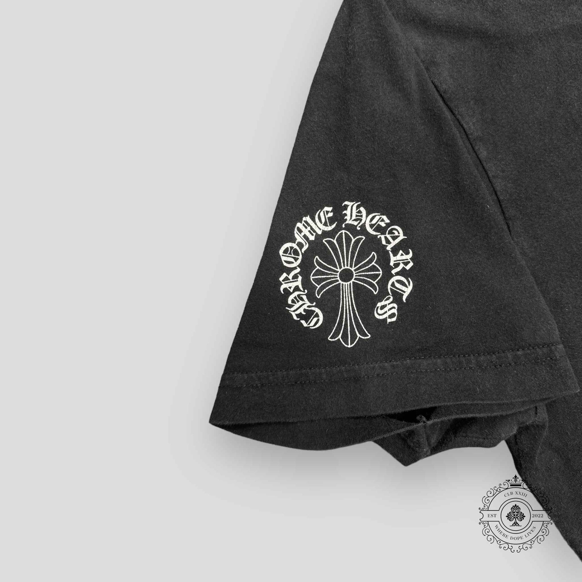 Chrome Hearts Neck Logo Pocket T-Shirt in Black