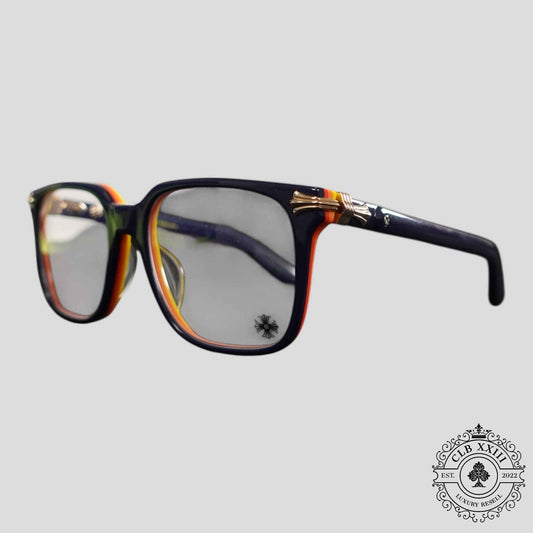 Chrome Hearts Thirst Trap Glasses in Navy/Multicolor