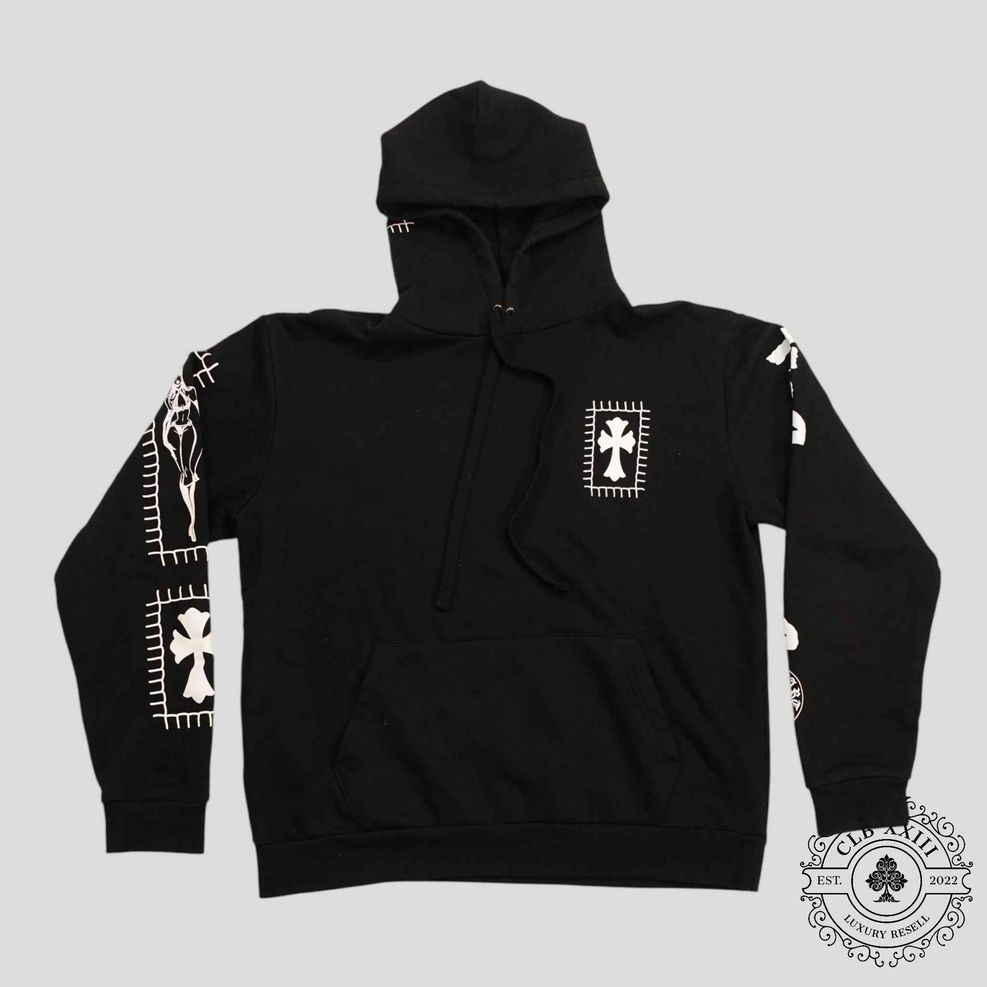 CHROME HEARTS DEADLY DOLL HOODIE - BLACK