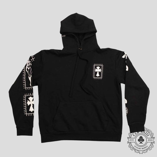 CHROME HEARTS DEADLY DOLL HOODIE - BLACK
