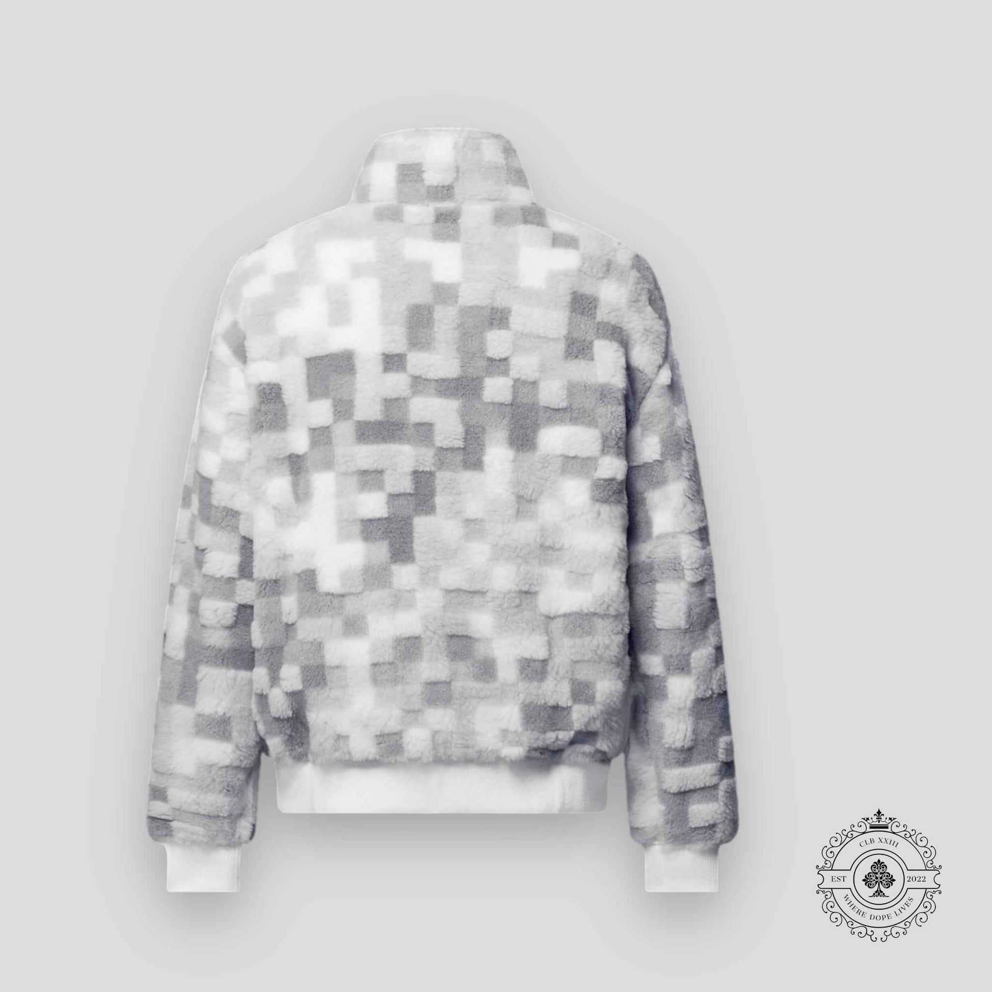 Louis Vuitton Damoflage Fleece Jacket in Grey