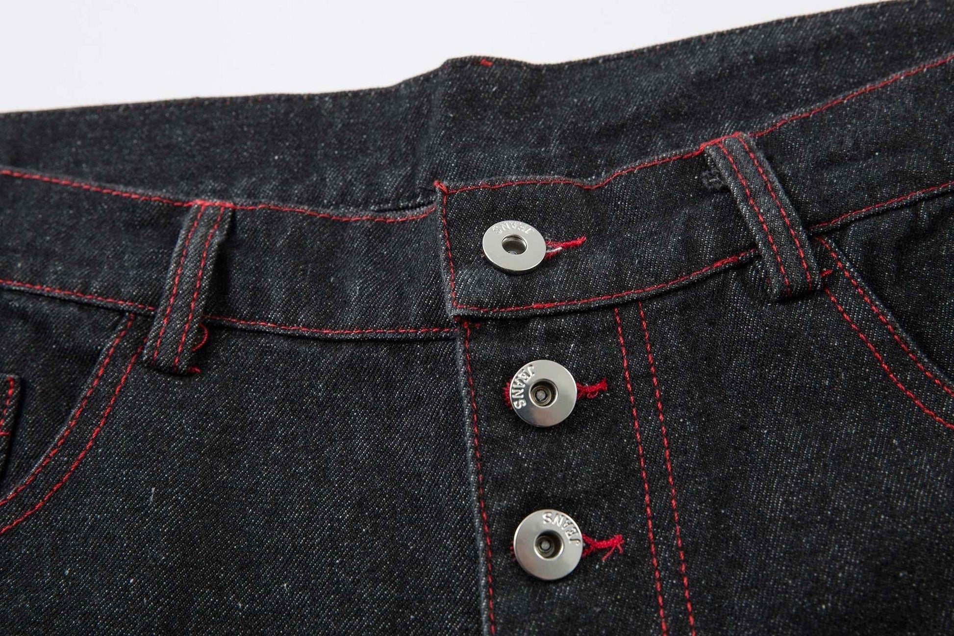 Iron Cross Embroidered | Baggy Jeans
