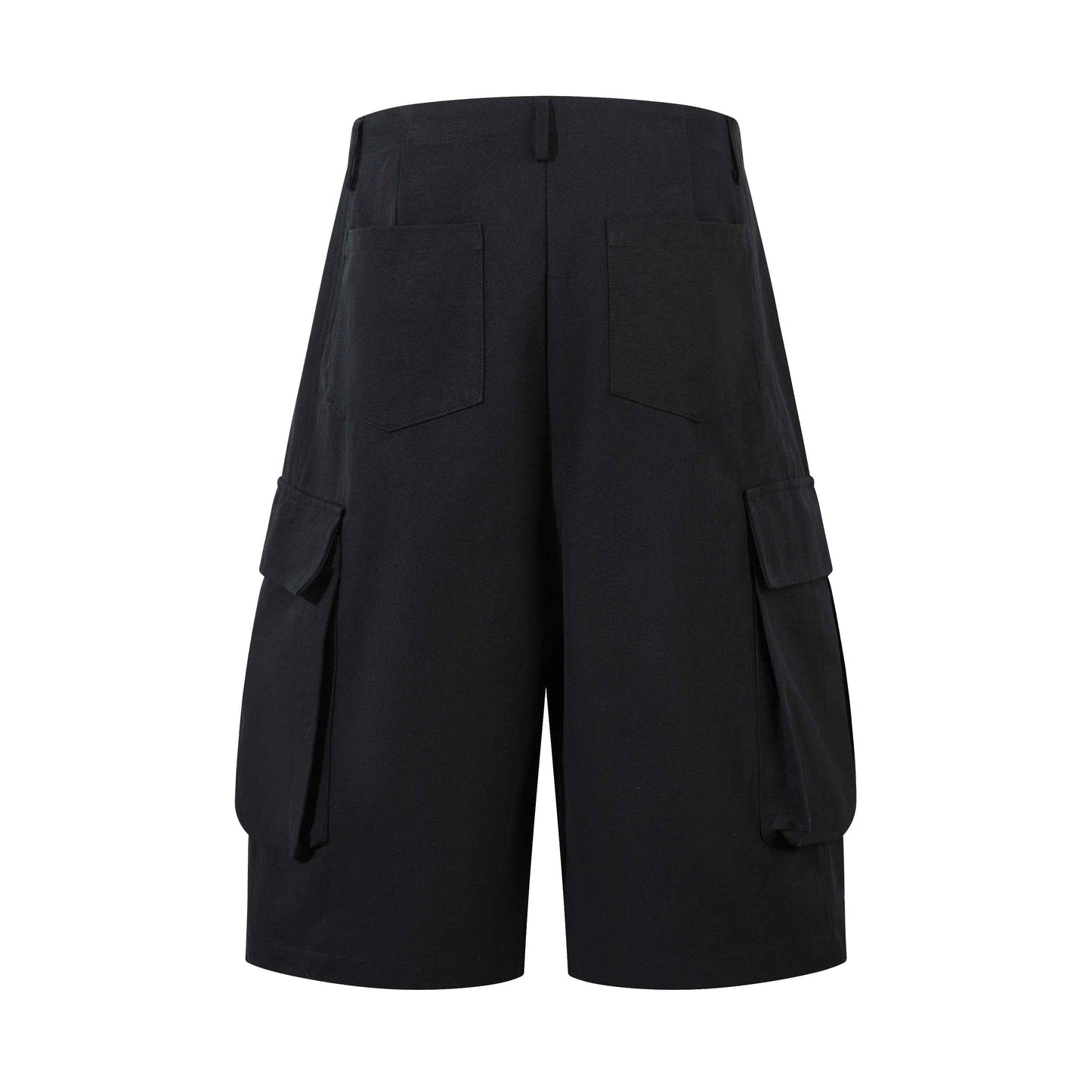 Black utility | cargo shorts