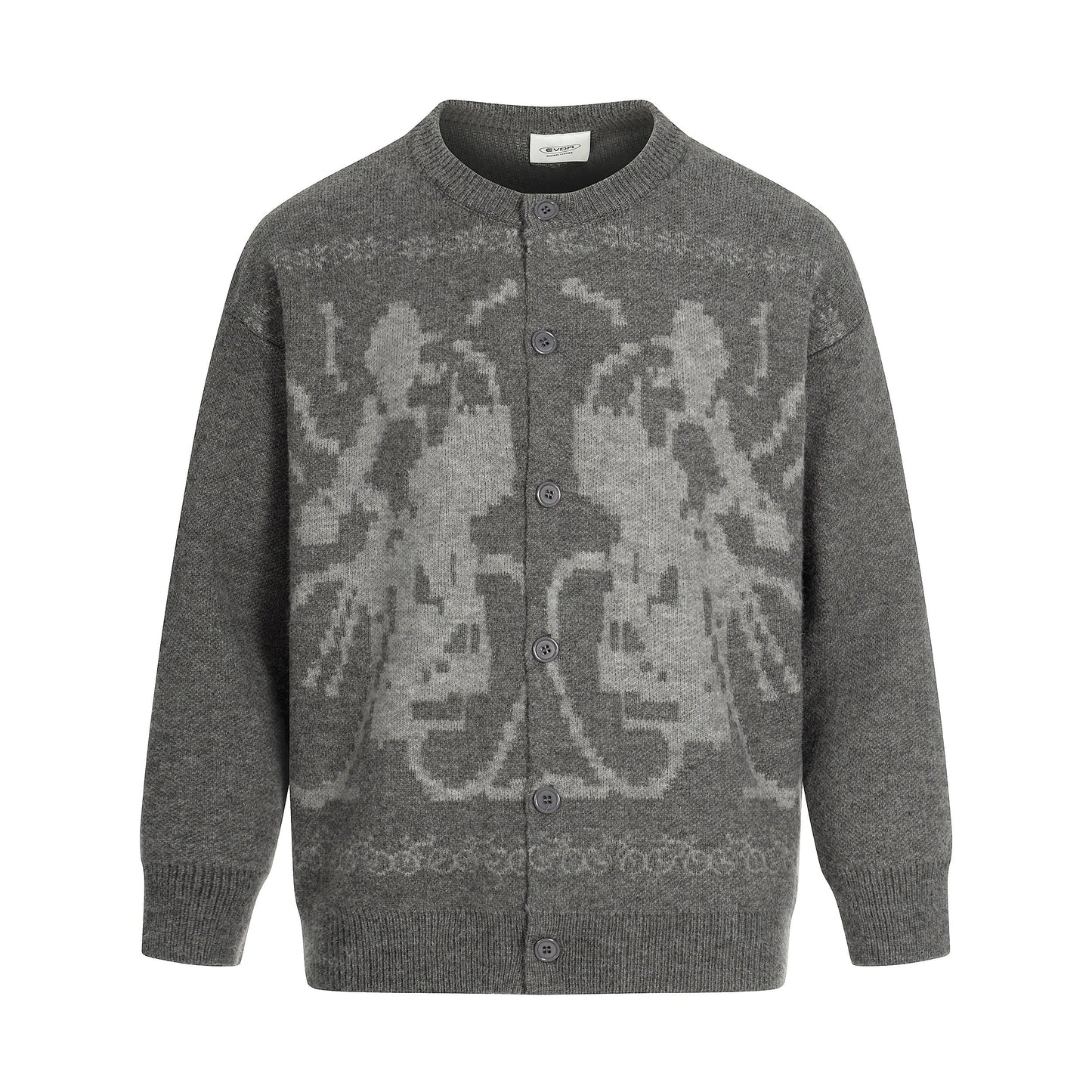 Cyclist Graphic | Knit Retro Cardigan