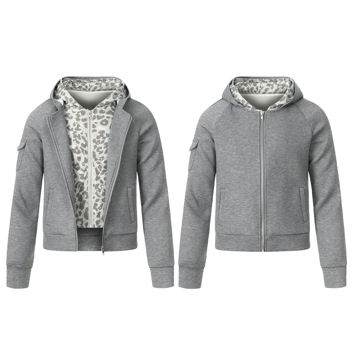 Dualshade Camo Layer Zip Hoodie
