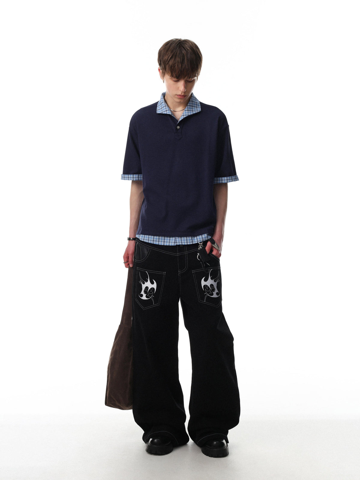 Harbor Plaid Polo T-Shirt