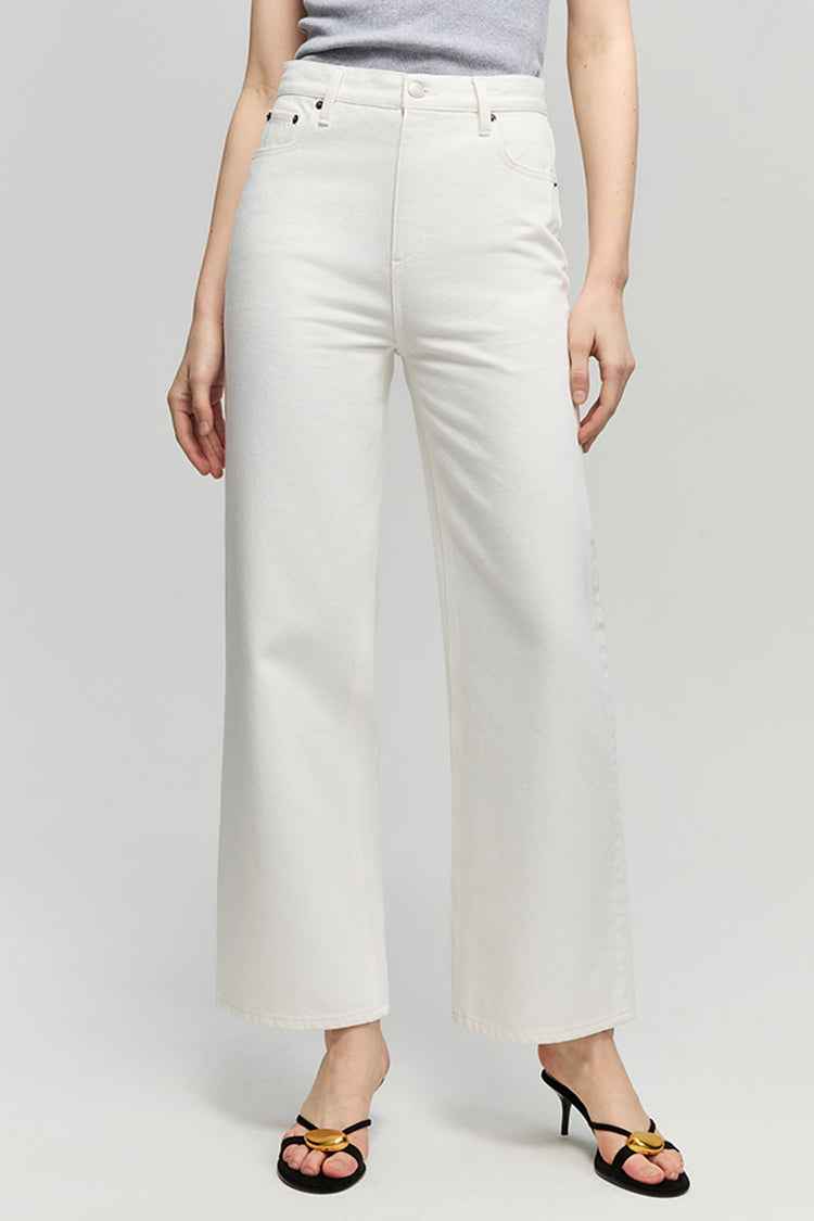 The Cityer Crop Wide Jeans HJ009