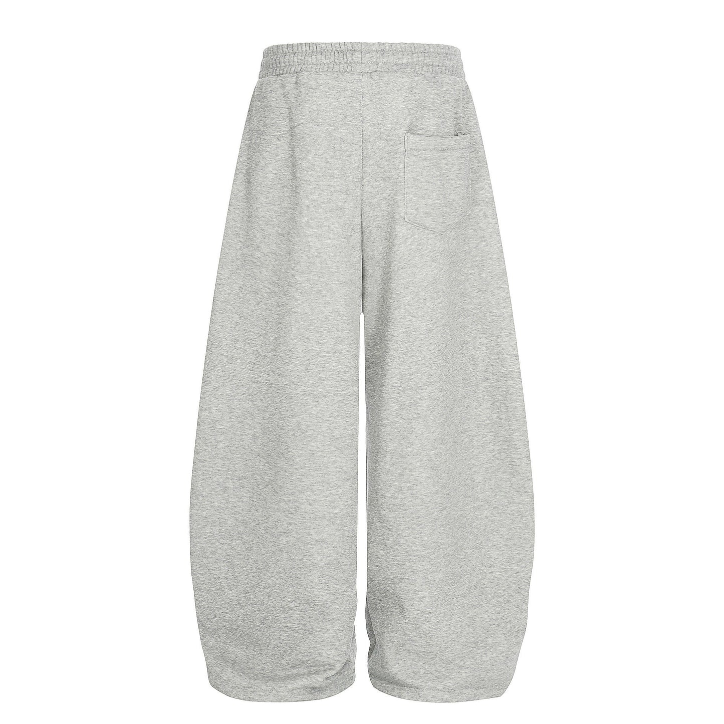 Retro Contrast Panel Drawstring Sweatpants
