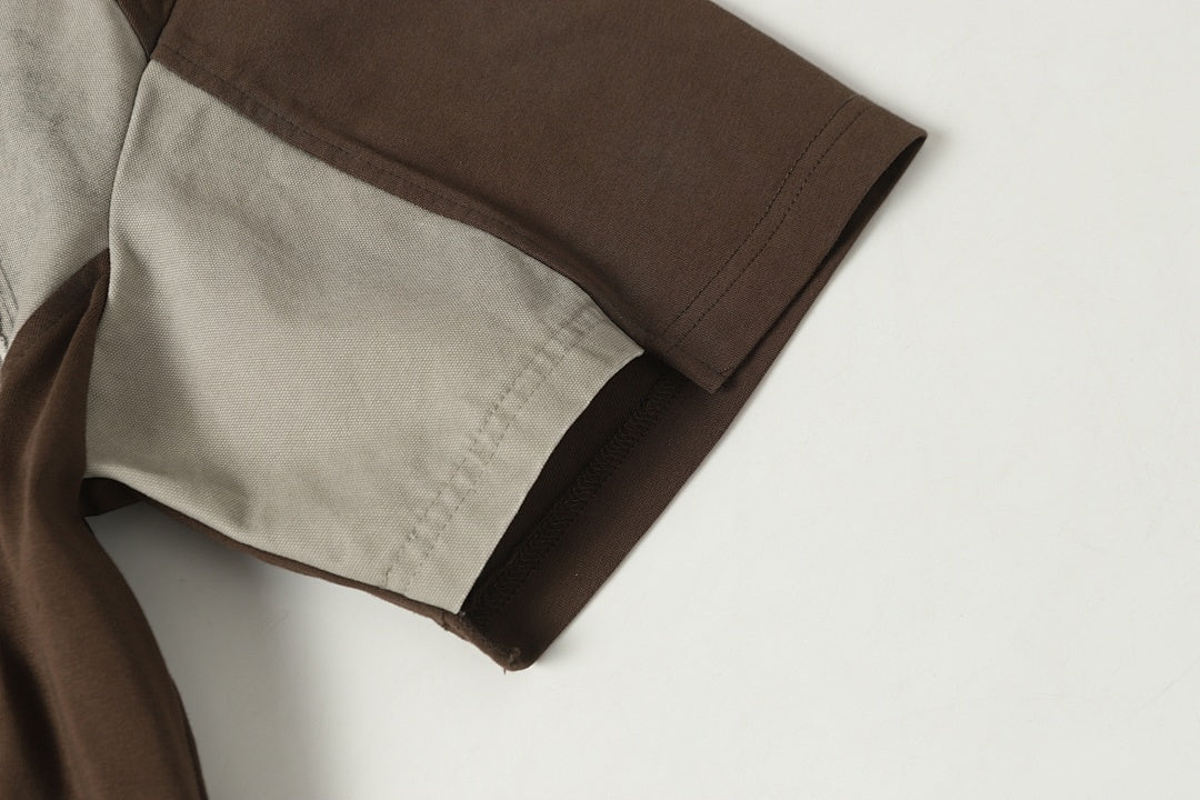 Vintage Washed Raw Seam Raglan T-Shirt