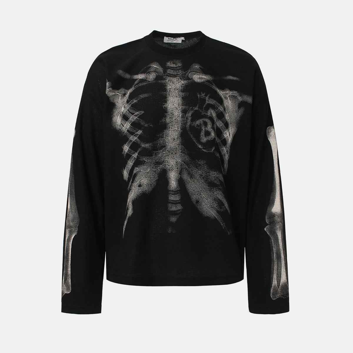 X-Ray Skeleton | Waffle Long Sleeve T-Shirt