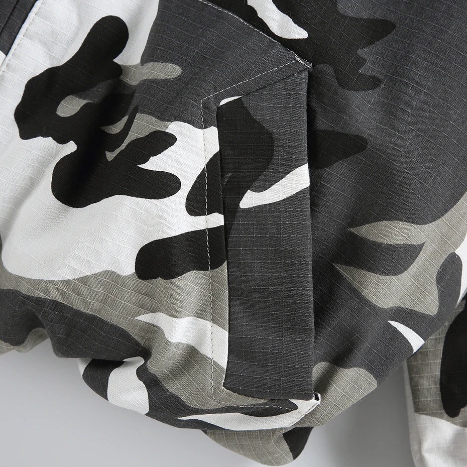 The Signal Camo Zip-Up Hooded Jacket