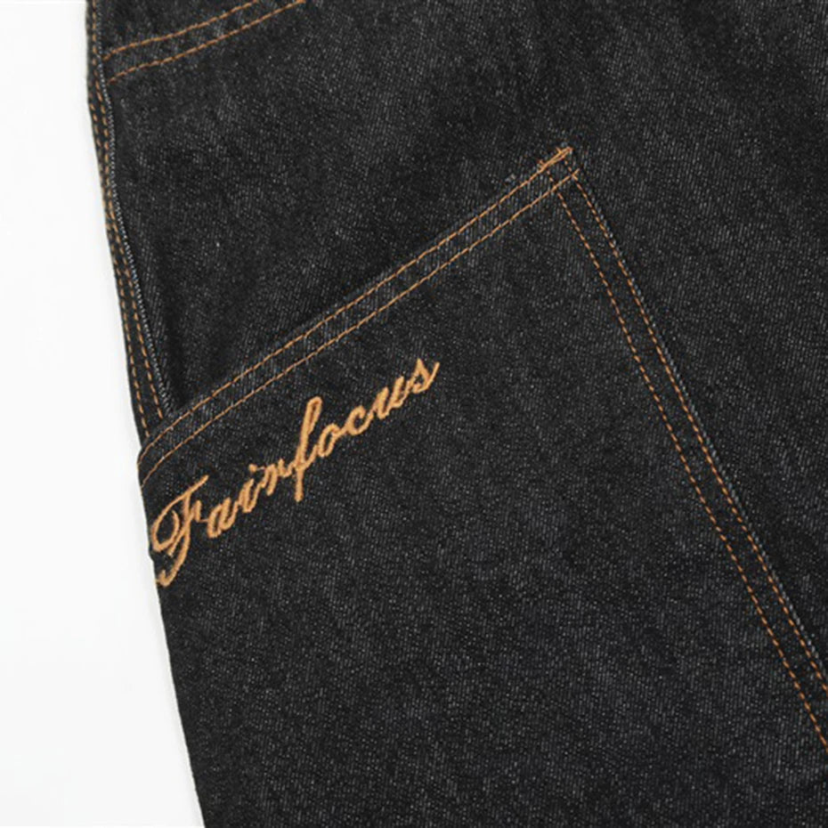 Forge Wide-Leg Denim Pants