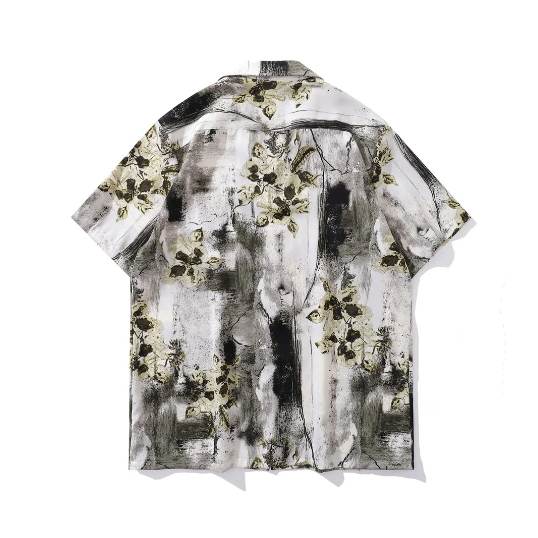Tie-Dye Floral Shirt