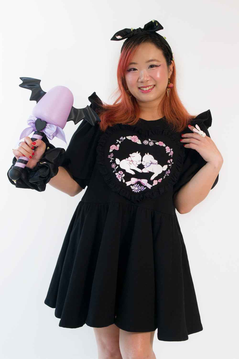 Enchanting Goats Sweatshirt Dress