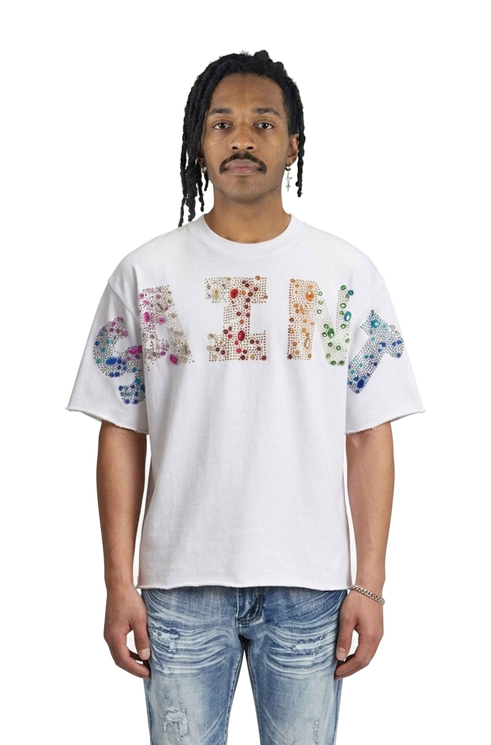 Rebel Denim Saint Tee - White